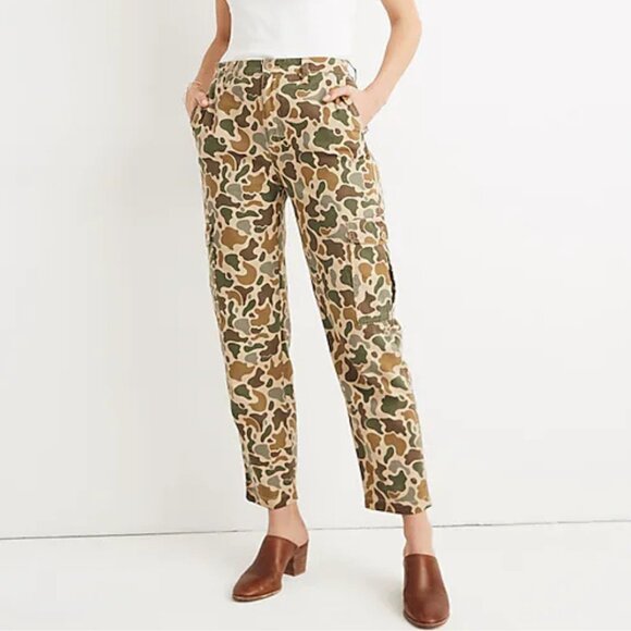 Madewell Pants - Madewell High-Rise Cargo Pants in Vintage Camo Slim Leg Size 27